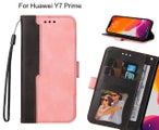 Huawei Y7 Prime Case Wallet Denim Leather Case Cover