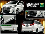 Genuine Toyota MODELLISTA Full Body kit non-painted for 2018+ Alphard BRAND NEW