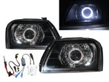 STRADA 1996-2001 Wagon/Pickup 2D/4D/5D Guide LED Angel-Eye Projector HID Head...
