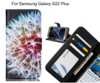 Samsung Galaxy S22 Plus case 3 card leather wallet case printed ID