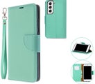 Samsung Galaxy s26 plus PU leather wallet case lichi grain finish green