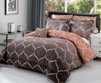 7p LIVEINSTYLE REVERSIBLE PRINTED COMFORTER set QUEEN #C18 LAST SET