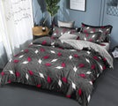 LIVEINSTYLE 1000TC 3P DUVET COVER SET with OXFORD PILLOW CASES #D13 QUEEN