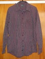 RODD & GUNN CLASSIC RED/WHITE/BLACK LONG SLEEVE SHIRT - LARGE
