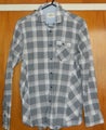 BARKERS TAILORED FIT BLACK & WHITE PATTERNED LONG SLEEVE SHIRT - SMALL