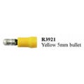 terminal bullet male yellow 5mm (200pack)