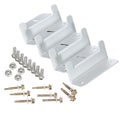 4 X Solar Panel Mounting kit Z Brackets Set Fixing Caravan Roof Stainless GRC
