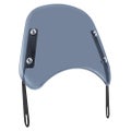 Universal Retro Headlight Windscreen Wind Deflector Fairing Instrument Vi CHK254