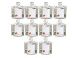 10X 250ML Wine Glass Clear Flat Whiskey Liquor Bottle Beverage Container