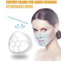 8PCS 3D Face Inner Bracket for Comfortable Breathing, Silicone Internal Support
