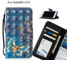 HUAWEI GT3 Case Leather Wallet Case 3D Pattern Printed