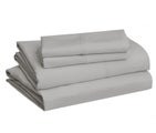 LIVEINSTYLE 4p plain sheet set DOUBLE LIGHT GREY
