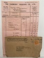 OLD INVOICE: The Farmers Trading co. Ltd, Auckland 1949