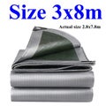 0.32mm PE Tarpaulin Rainproof Cloth Outdoor Garden Plant Shed Boat Car Truck Can