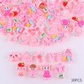 30PC Chocolate Resin Flatback Flat Back Cabochon Kawaii DIY Resin Craft D CHK177
