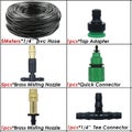 5M-30M Outdoor Misting Cooling System Garden Irrigation Watering 1/4'' Brass Ato