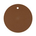 18/14cm Round Heat Resistant Silicone Mat Drink Cup Coasters Non-slip Pot Holder