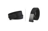 PTN Black Covered Belt Quick Release Buckle Synthetic Nylon Belt Military