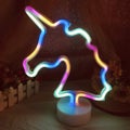 Cute Unicorn Led Neon Sign Light Colorful Lamp Night Girls Room Decor Night Ligh