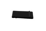 Mens Black 3cms Wide Double Layer Solid Money Clip