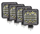 1/2/4PC 4inch 102/117/177W LED Work Light Off Road Fog Light 24V 10000 LM Spot L