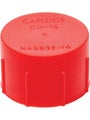 Allstar Performance AN Dust Cap - 16 AN - Plastic - Red - Set of 10
