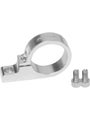Proflow Fuel Filter Brackets, Single 31mm hole, Aluminium, Silver