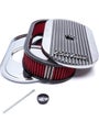 Edelbrock Air Cleaner Assembly Elite II 13-1/2 x 7 in Oval 3-1/2 in Tall