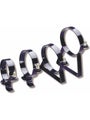 Nitrous Oxide Systems NOS Nitrous Bottle Brackets, Steel, Black Powd