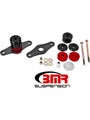 Bmr Suspension Motor Mount Bolt-On Polyurethane Bushings Steel Black Po