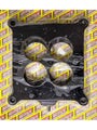 Willys Carb Restrictor Plate Adjustable 1 in Thick 4 Hole Square Bore