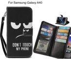 Samsung Galaxy A40 case Multifunction wallet leather case