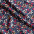 Soimoi Dog Print, Poly Taffeta Fabric, Decor Sewing Fabric by The Yard 56 Inch