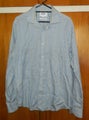 BARKERS TAILORED FIT BLUE & YELLOW PATTERN LONG SLEEVE SHIRT - MEDIUM