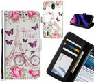 Nokia 1.3 Case Leather Wallet Case 3D Pattern Printed