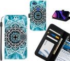 Alcatel 1v case leather wallet case printed ID