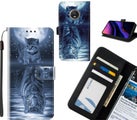 MOTO G5 PLUS case leather wallet case printed ID
