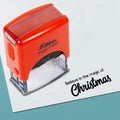 Printtoo Believe In The Magic Of Christmas Self Inking Rubber Stamp Pre,Inked