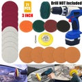 Car Headlight Polishing Scouring Pad Auto Restoration Kit For Drill