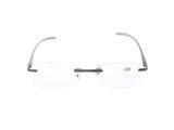 Aluminum Metal Rimless Presbyopic Eyeglasses With Resin Lenses 1.0 3.5