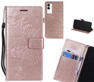Samsung Galaxy A04 case Embossed Butterfly Wallet Leather Case