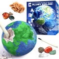 Earth Gemstone Dig Kit Planet Mining Kit with 8pcs Early Educational Pa