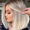 Bob Wig Short Straight Hair Mid-point Wig Shoulder-length Light Gold La