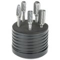Holemaker 5pc Carbide Burr Set-3/8 & 1/2in Hdx1/4in DC