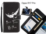 Oppo R17 Pro case 3 card leather wallet case printed ID
