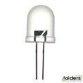 LED 10mm Round Clear - Green (ZD0208)