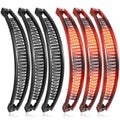 6 Pieces Clincher Combs Banana Combs Banana Clip Grip Comb Fishtail Fish Hair La