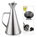 1 Liter Olive And Cooking Oil Dispenser. 35 Fl. Ounces Stainless Steel Olive Oil