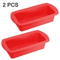 2pcs Silicone Loaf Pan Non-stick Silicone Baking Pan Easy Unlocking And Baking P