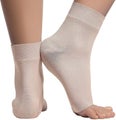 1 Pair Ankle Compression Sleeve-open Toe Ompression Socks For Swelling, Plantar